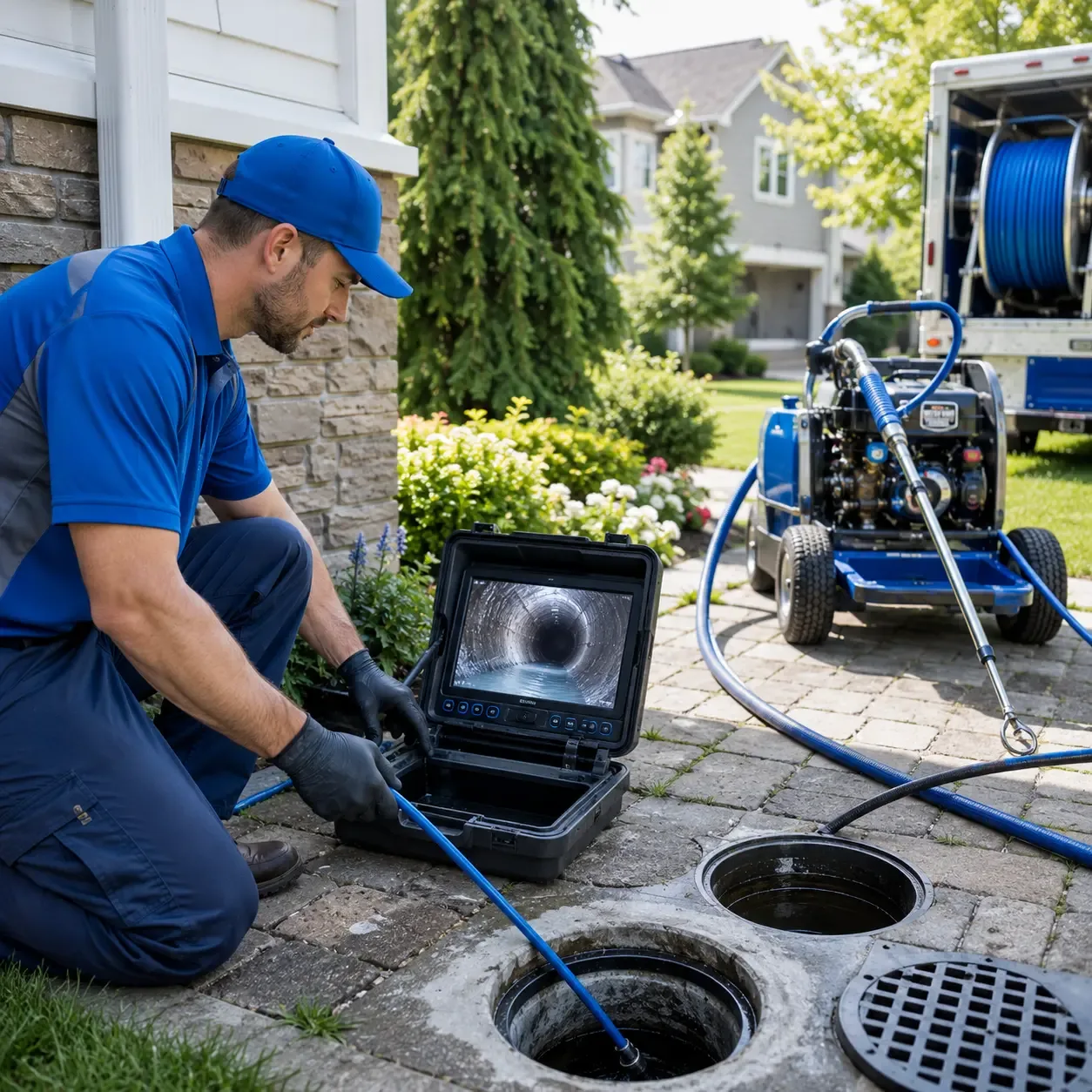 Outdoor drain cleaning professionals serving Melrose, MA
